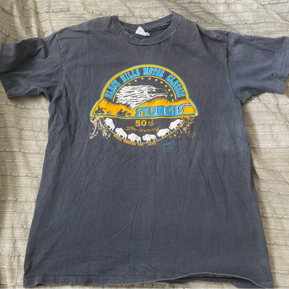 Vintage 1990 Sturgis motorcycle t shirt